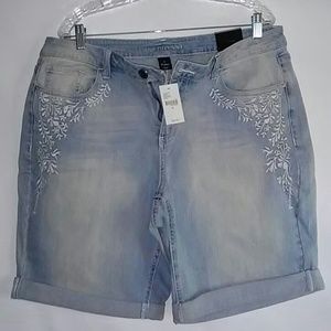 NWT Lane Bryant Sz 18 Bermuda Shorts Denim non 🚬